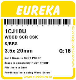 1CJ10 - Wood Screw -1CJ10_Label_T